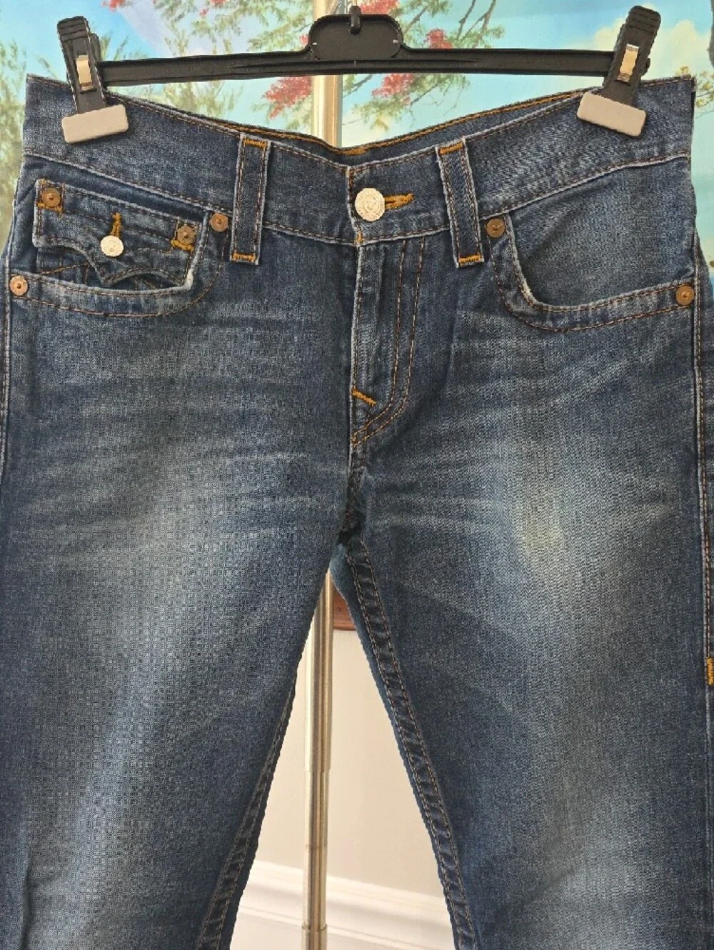True Religion Men Jeans - Medium Wash Blue